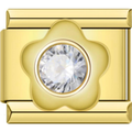 Gold & CZ Shape Charms