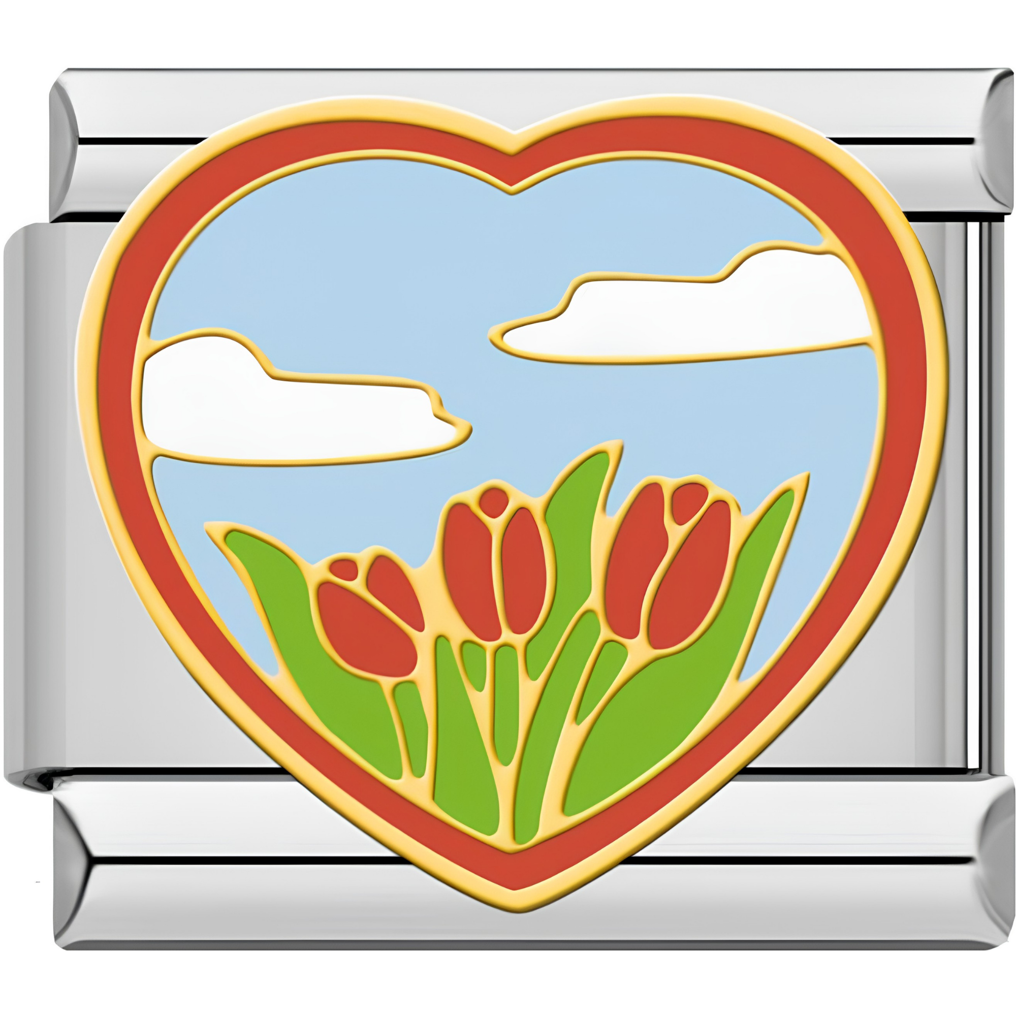 Heart Scenery Charms
