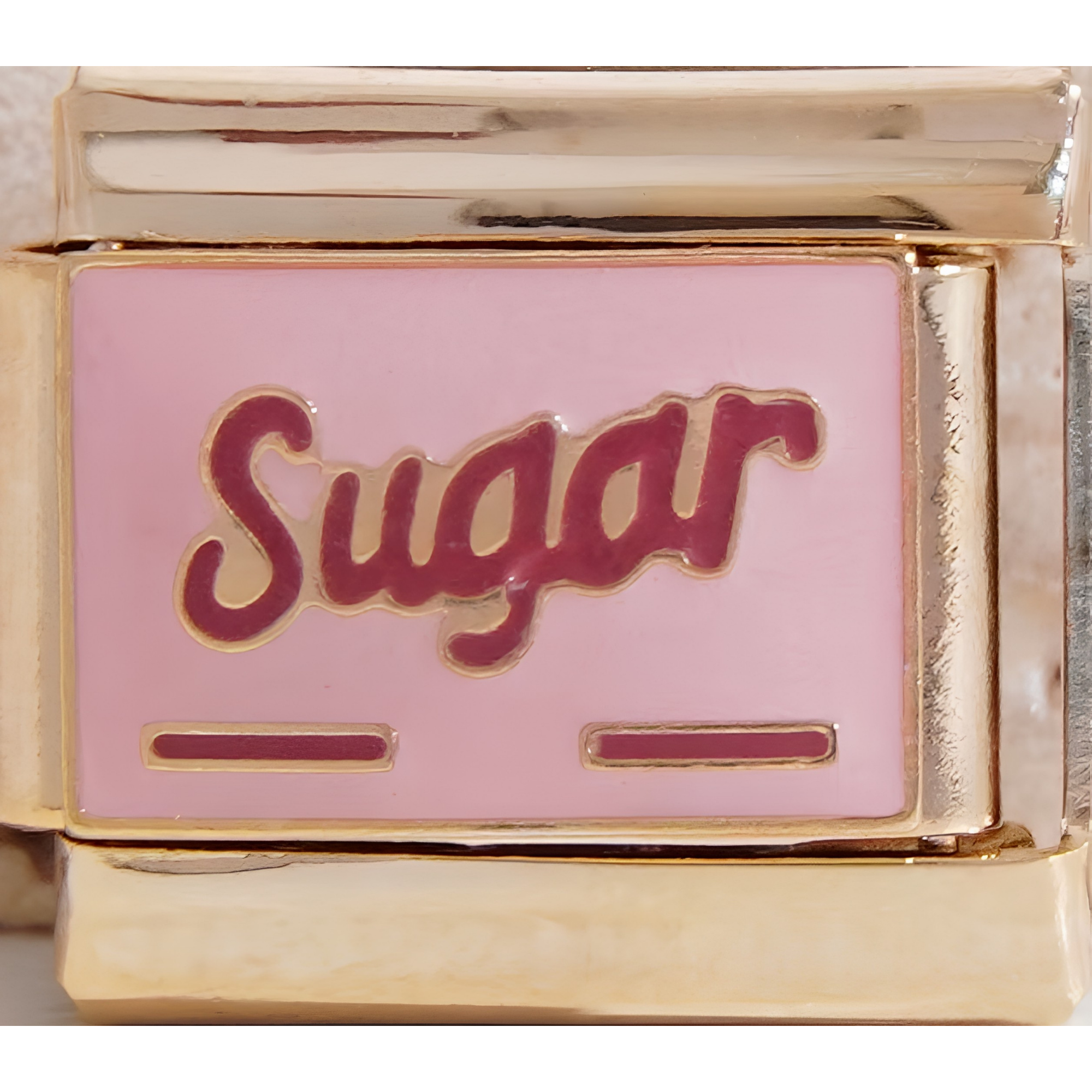 Light Pink "Sugar" Charm