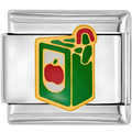 Green Juice Box Charm