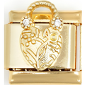 Heart Padlock Charms