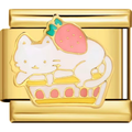 Cat & Strawberry Charm
