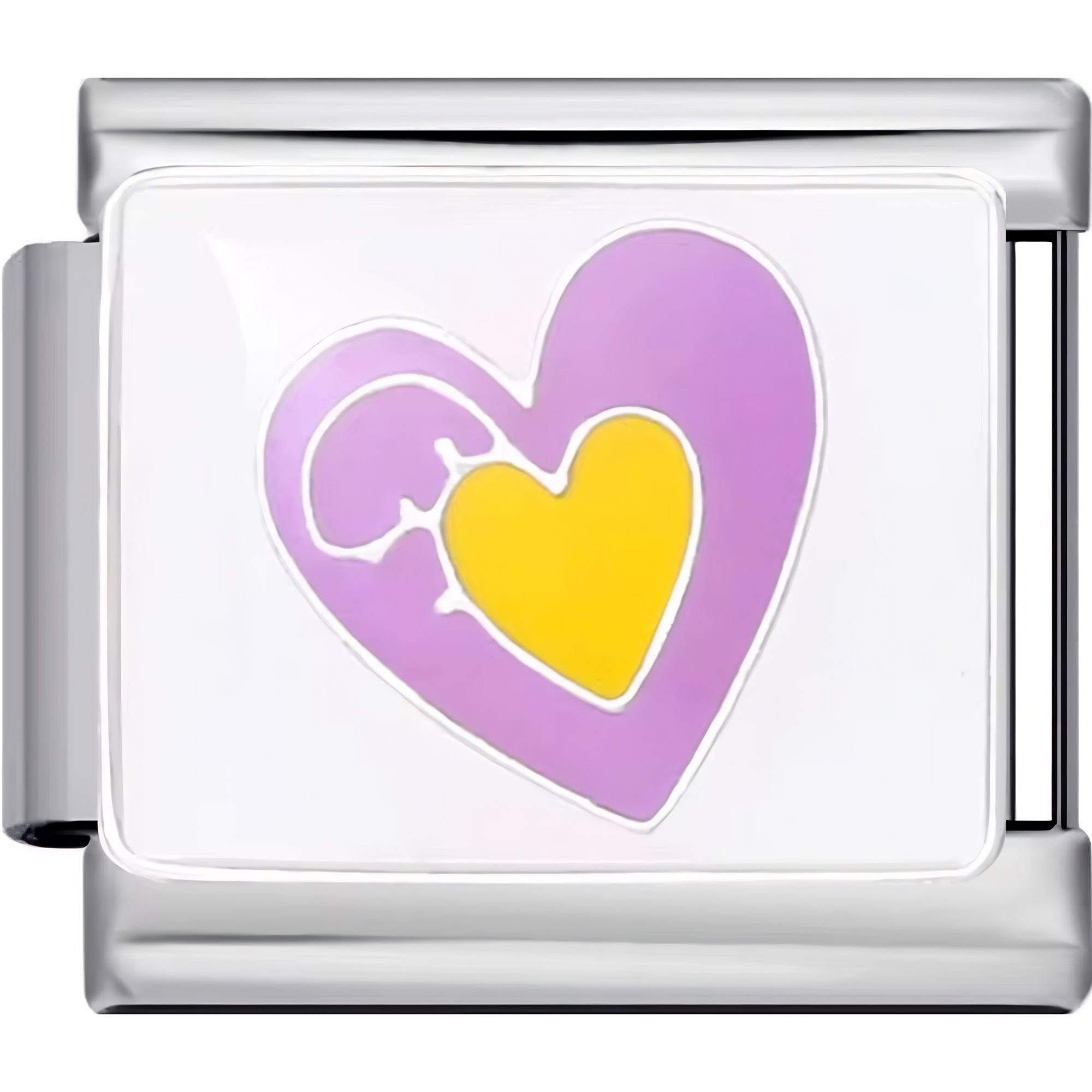 Purple Heart Locket Charm