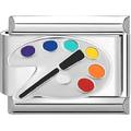 Art Pallet & Brush Charms