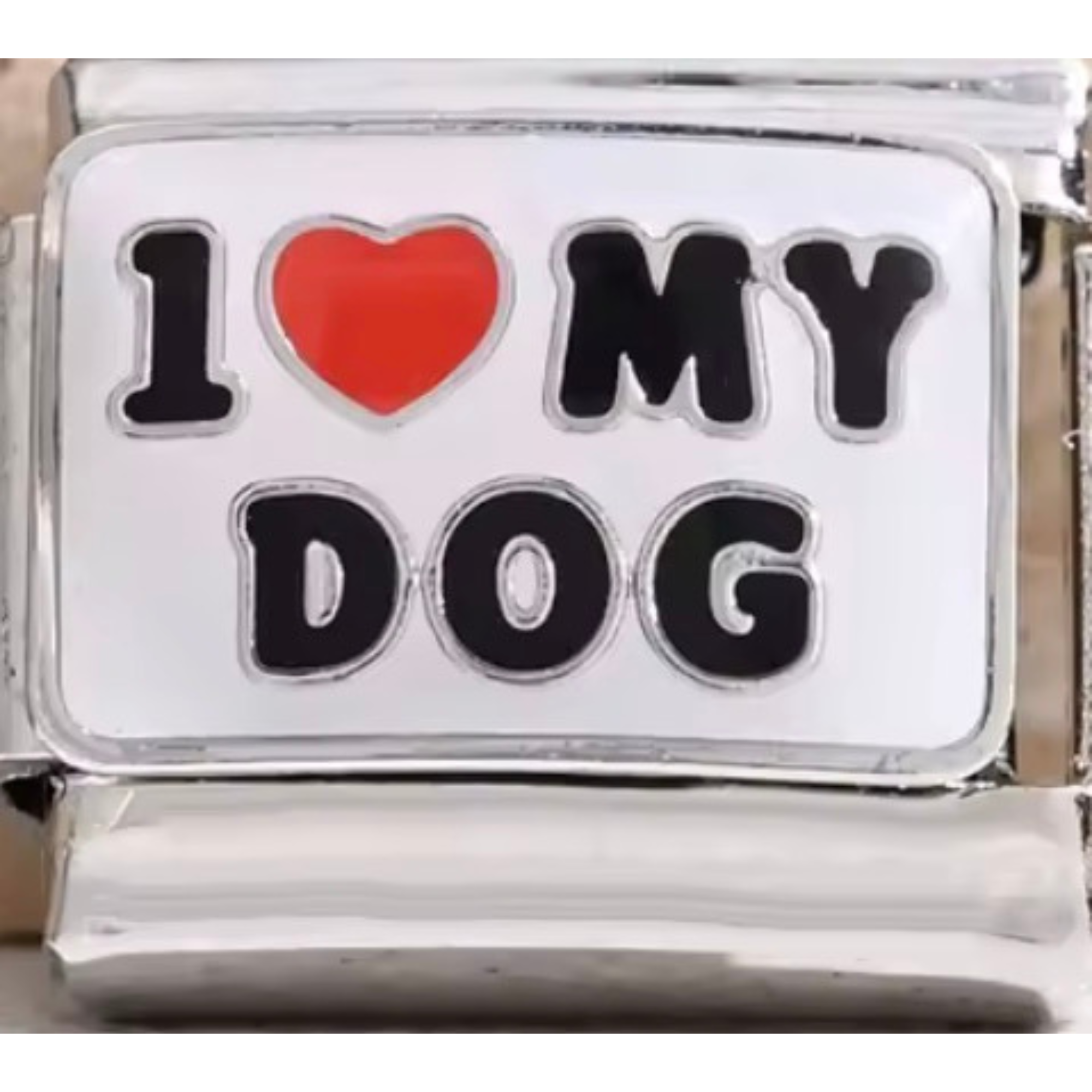 "I Love My Dog" Charm