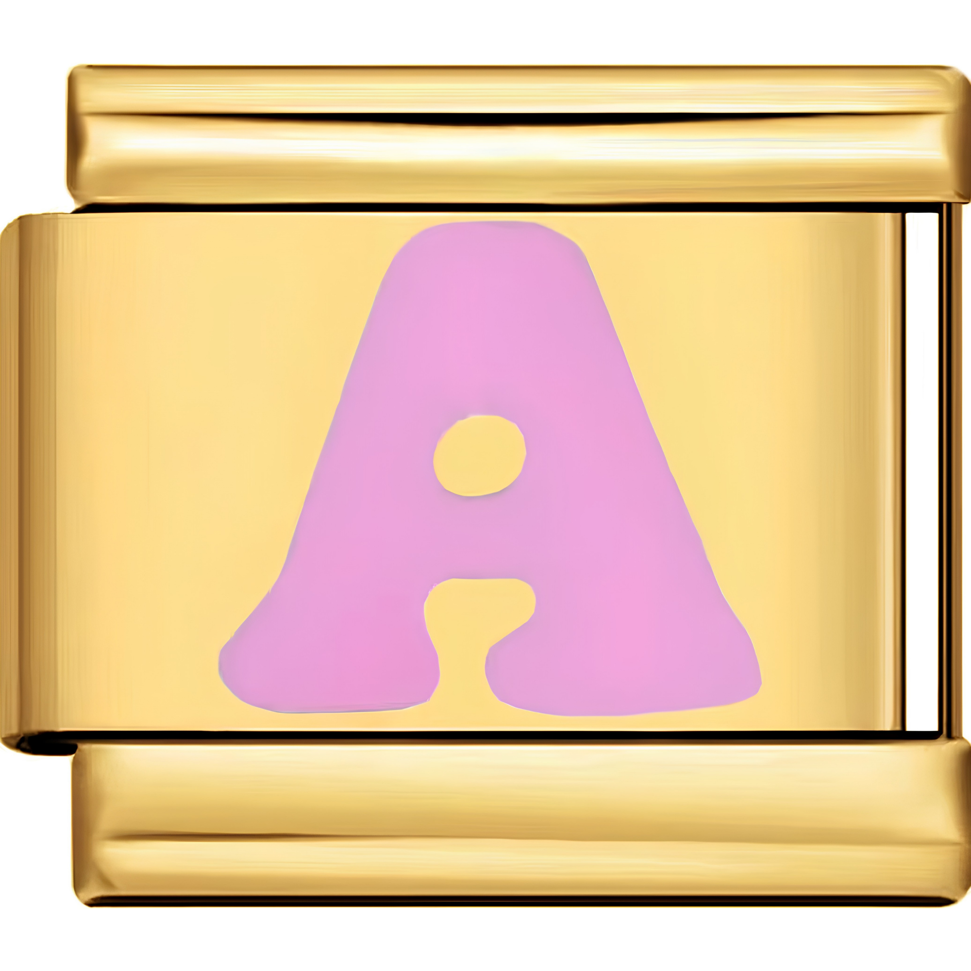 Pink Letter Charms