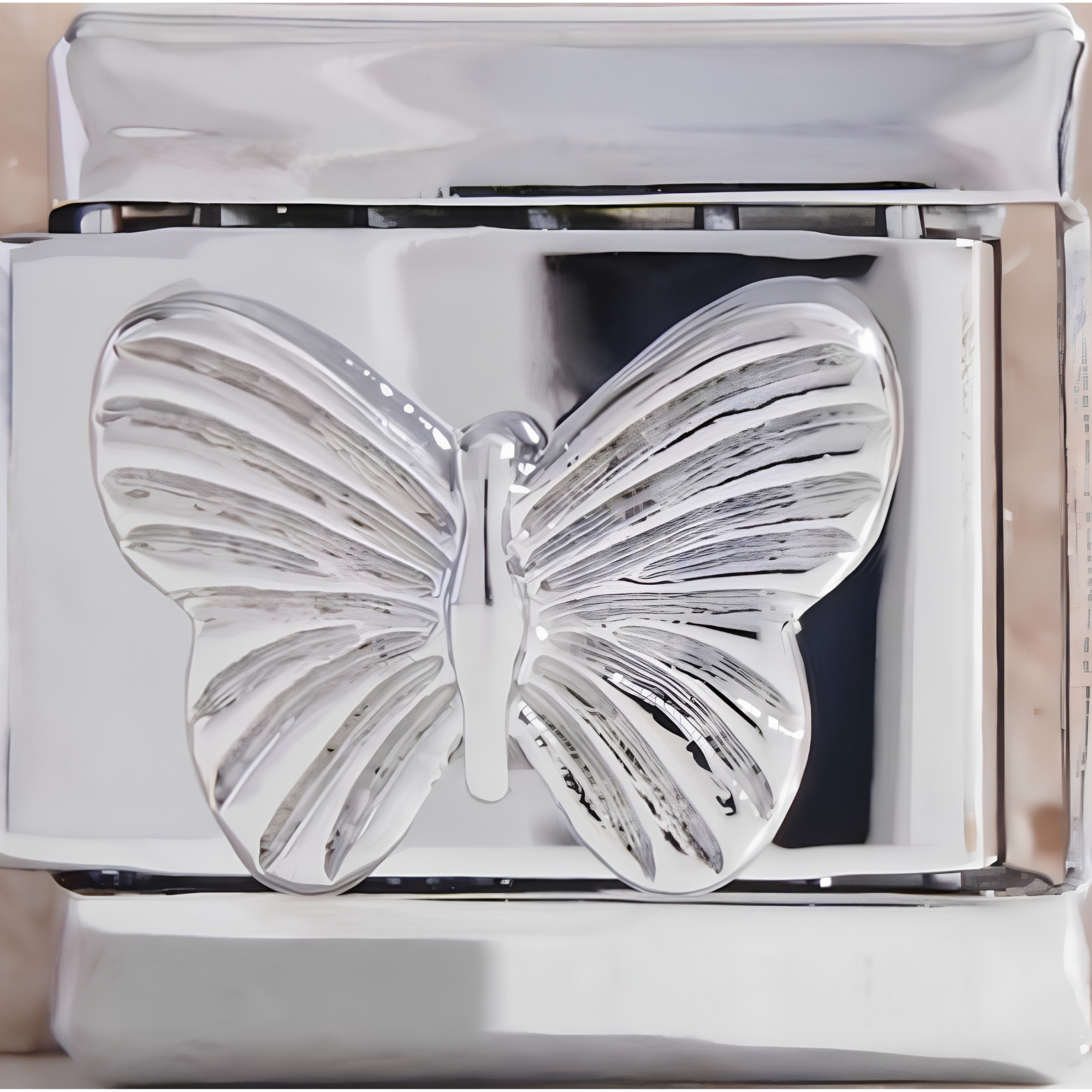 Textured Butterfly Charm