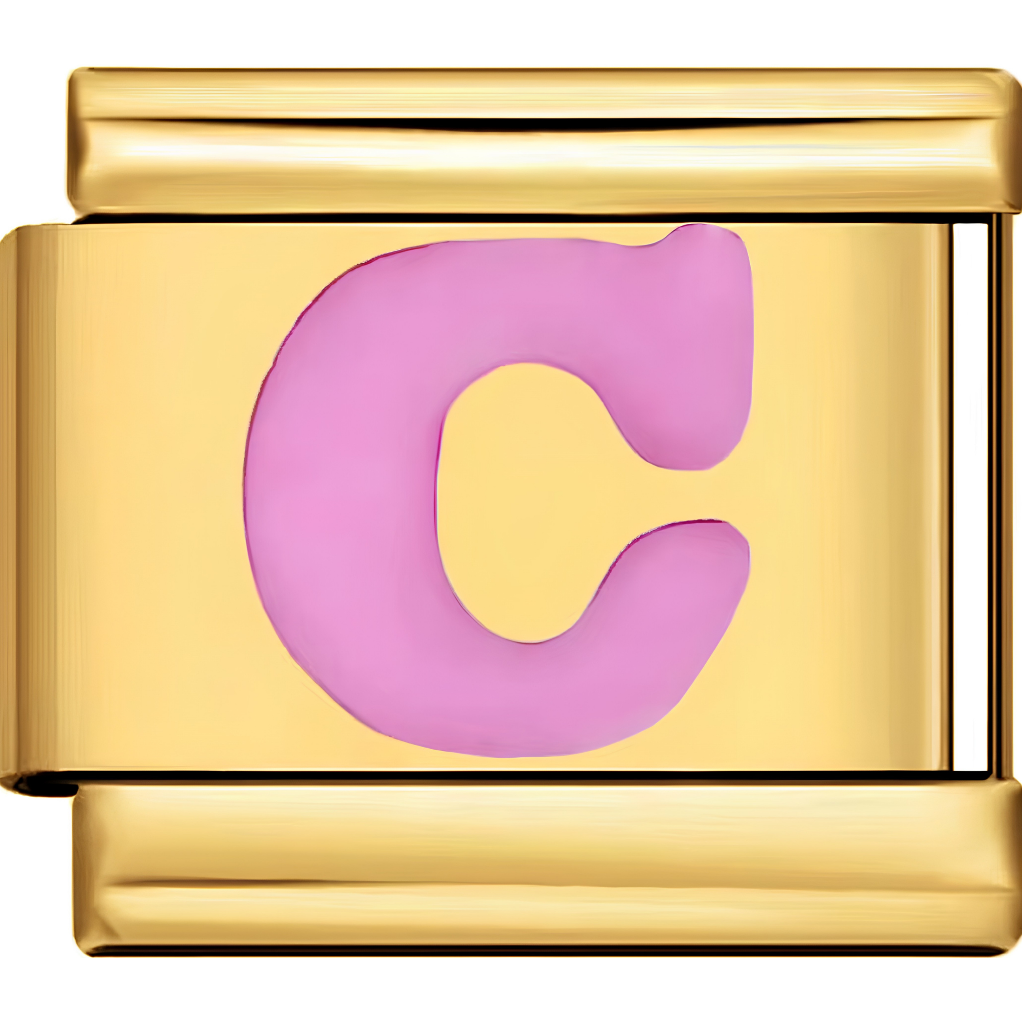 Pink Letter Charms