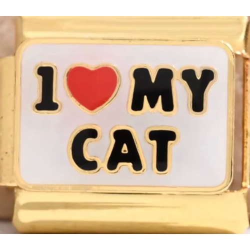 "I ❤️ My Cat" Charms