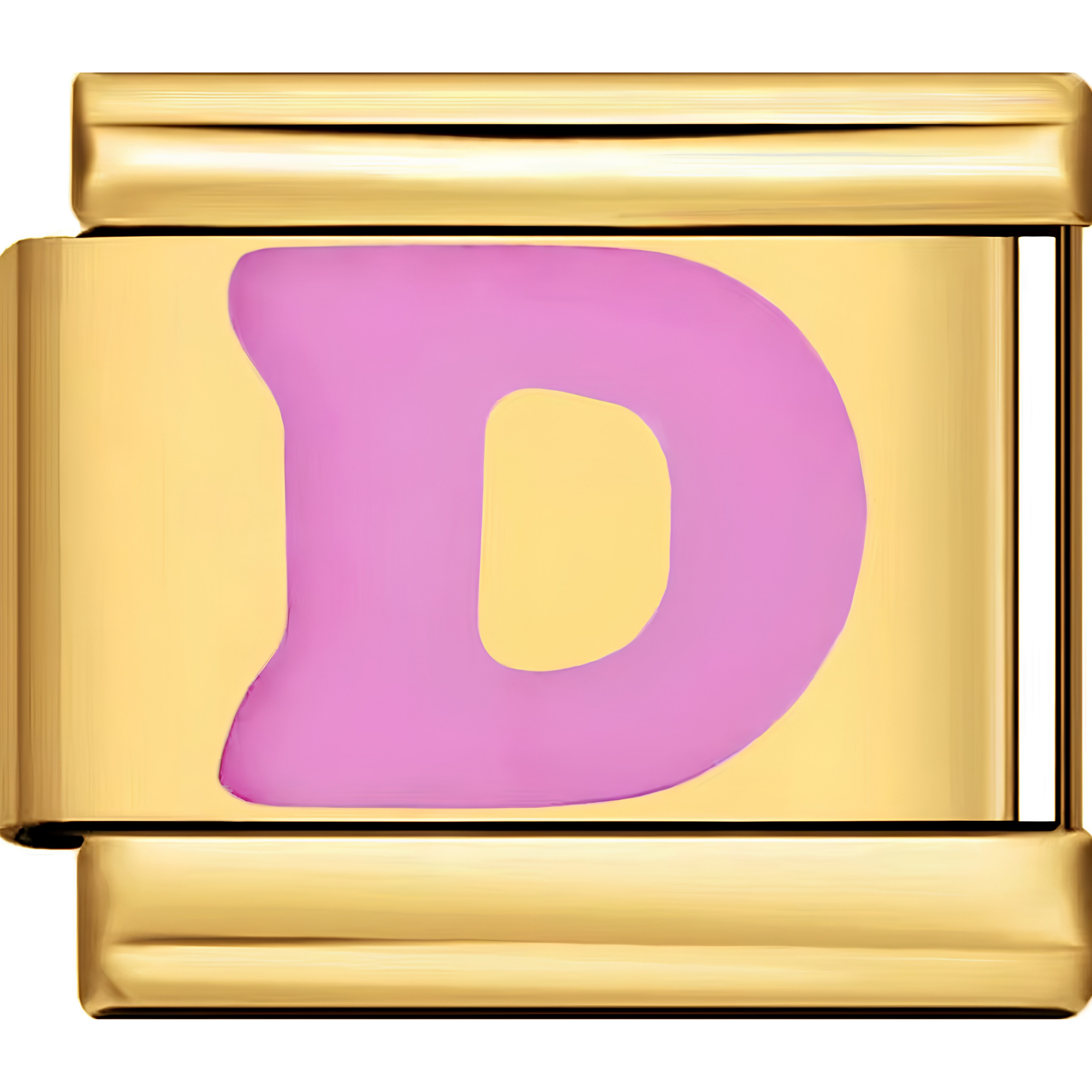 Pink Letter Charms