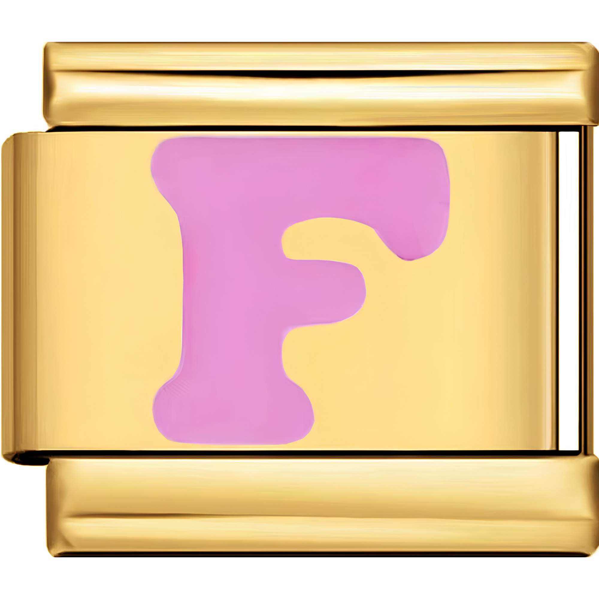 Pink Letter Charms