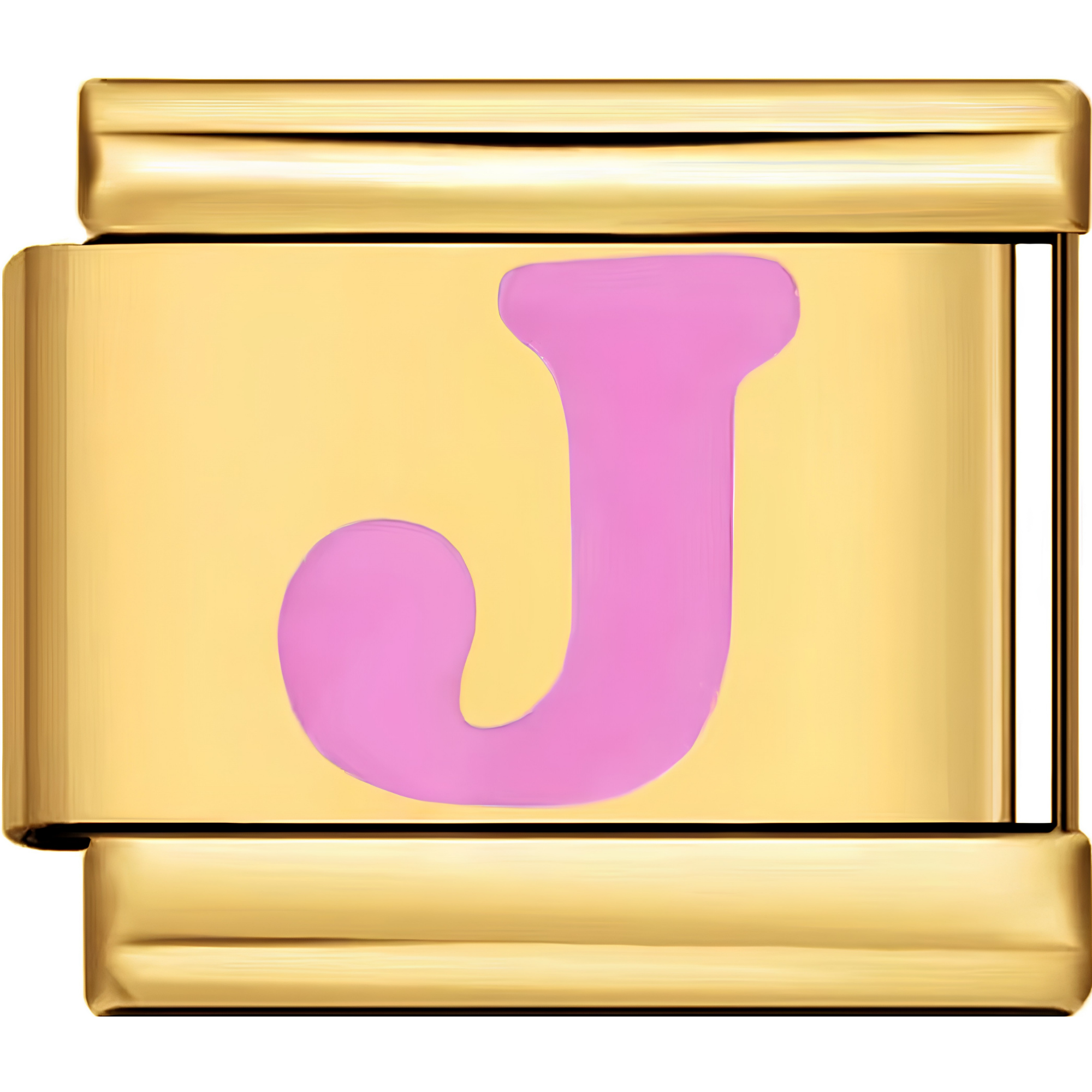 Pink Letter Charms