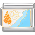 Shells on the Shore Charm