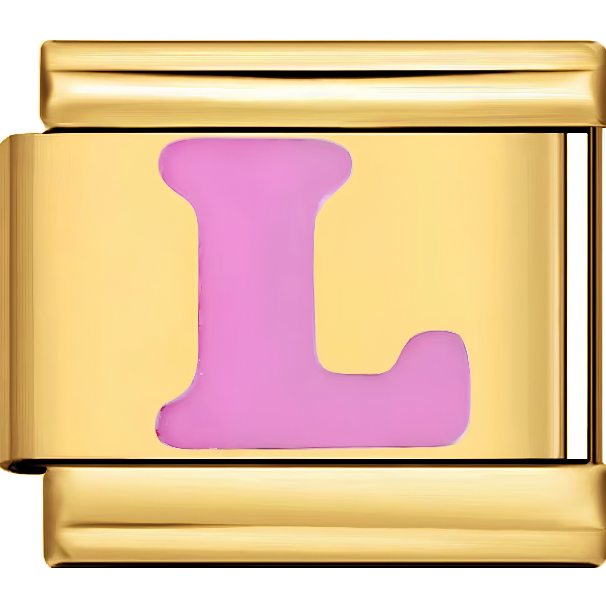 Pink Letter Charms