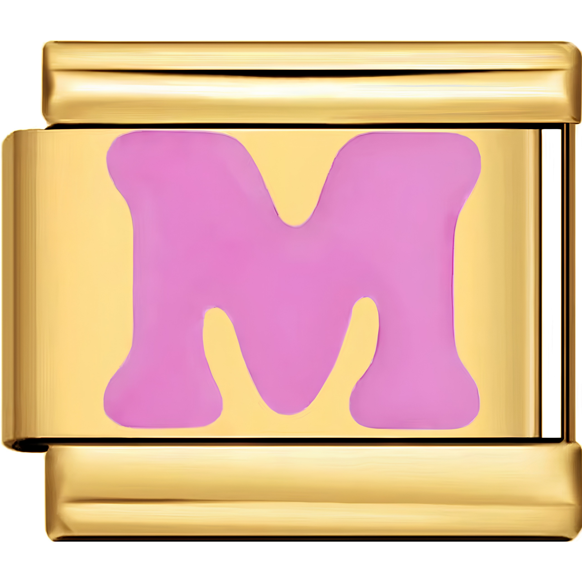 Pink Letter Charms