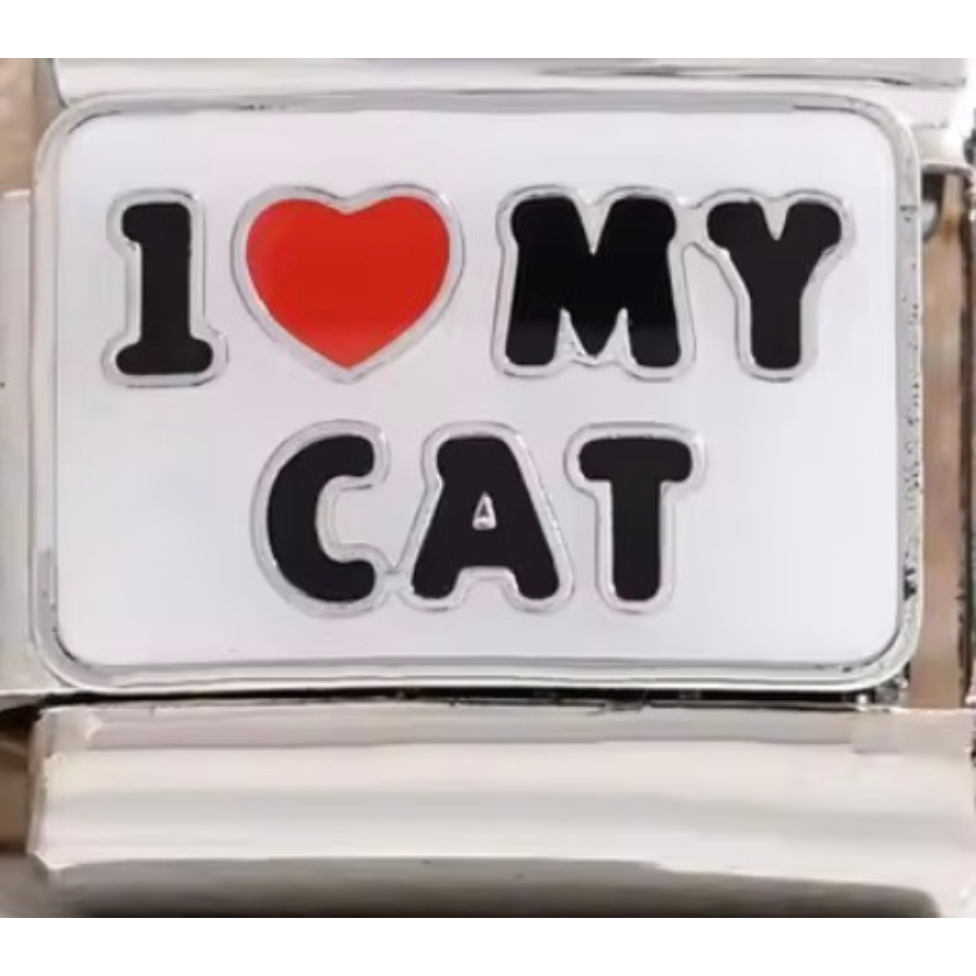 "I ❤️ My Cat" Charms