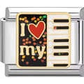 "I ❤️ My Piano" Charm