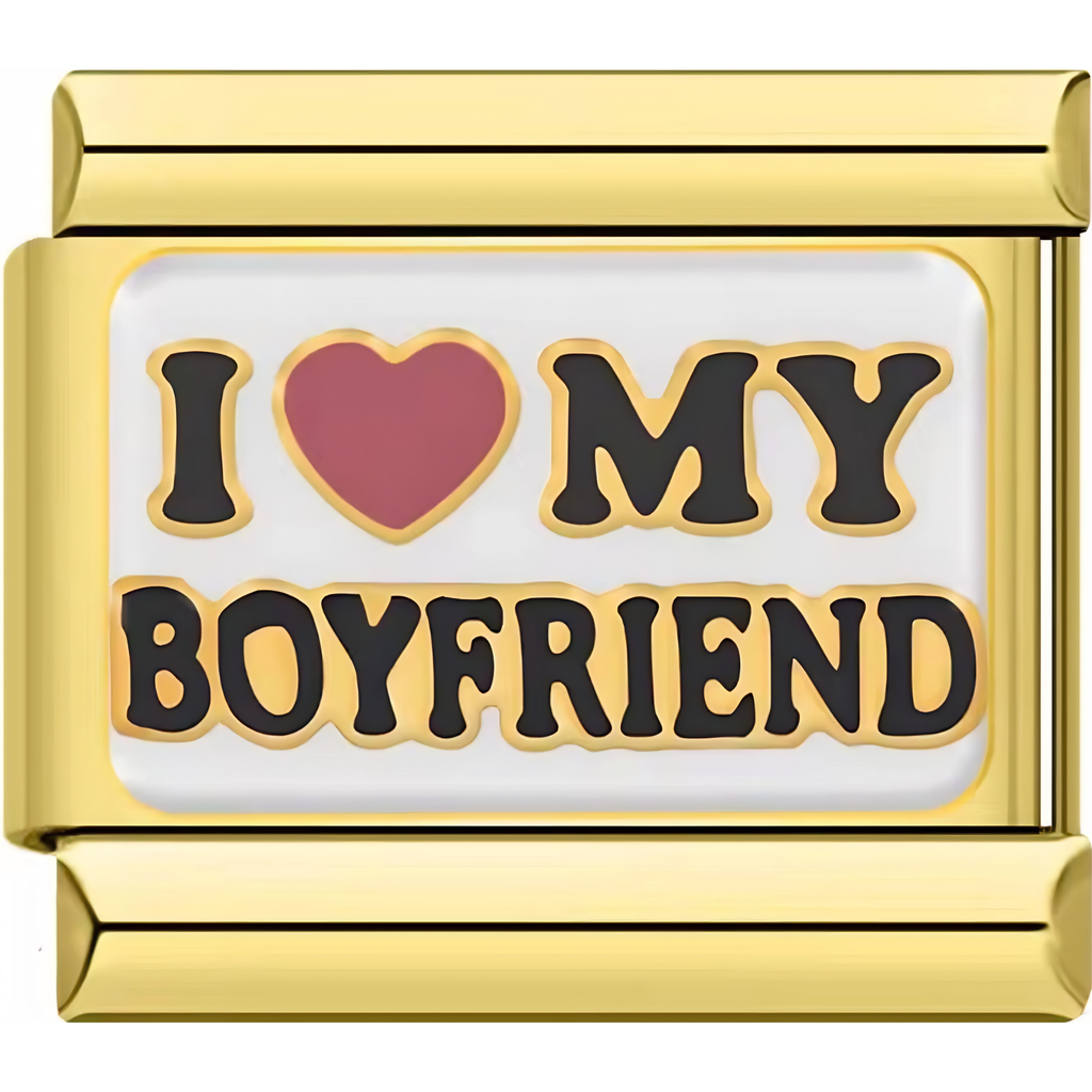 "I Love My Boyfriend" Charm
