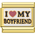 "I Love My Boyfriend" Charm