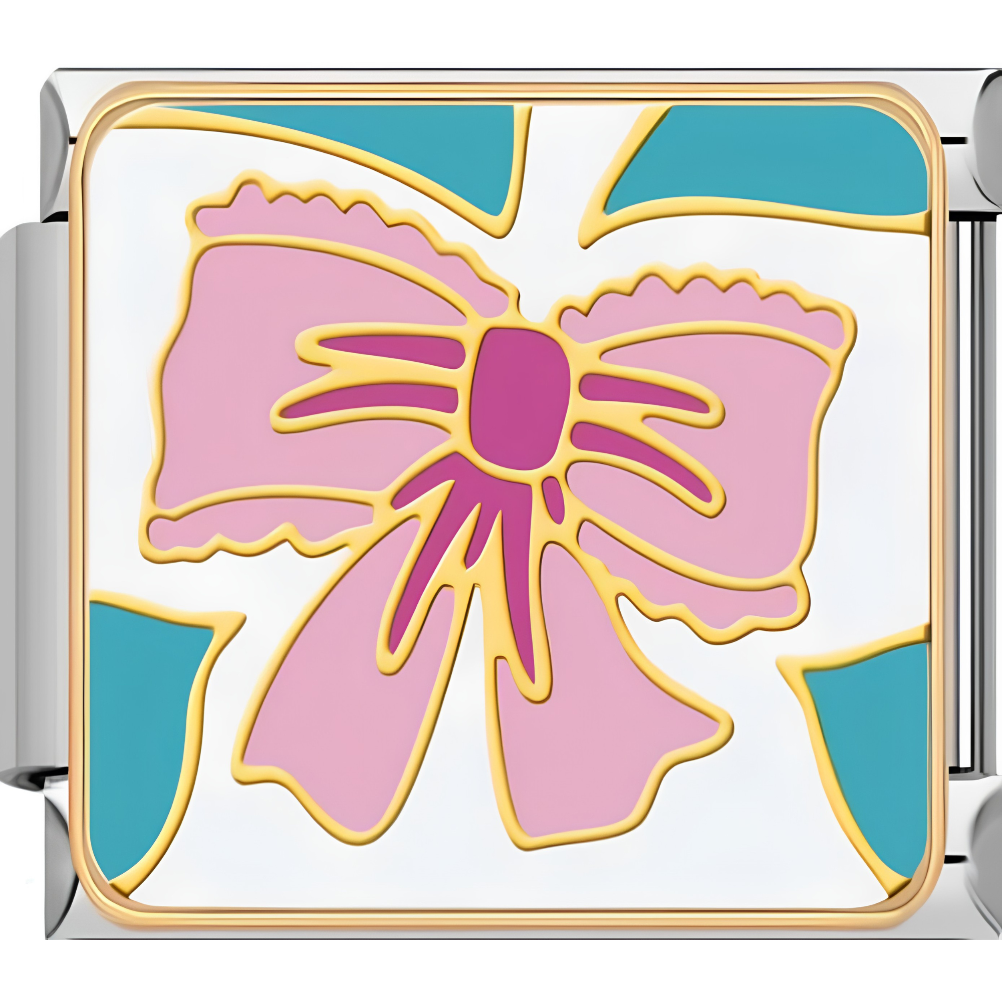 Pink Bow Charm
