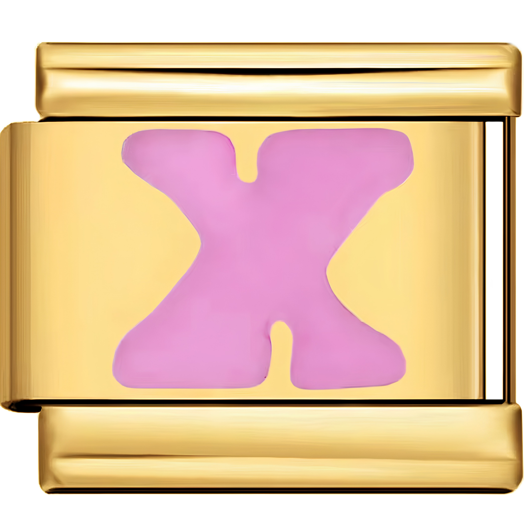 Pink Letter Charms