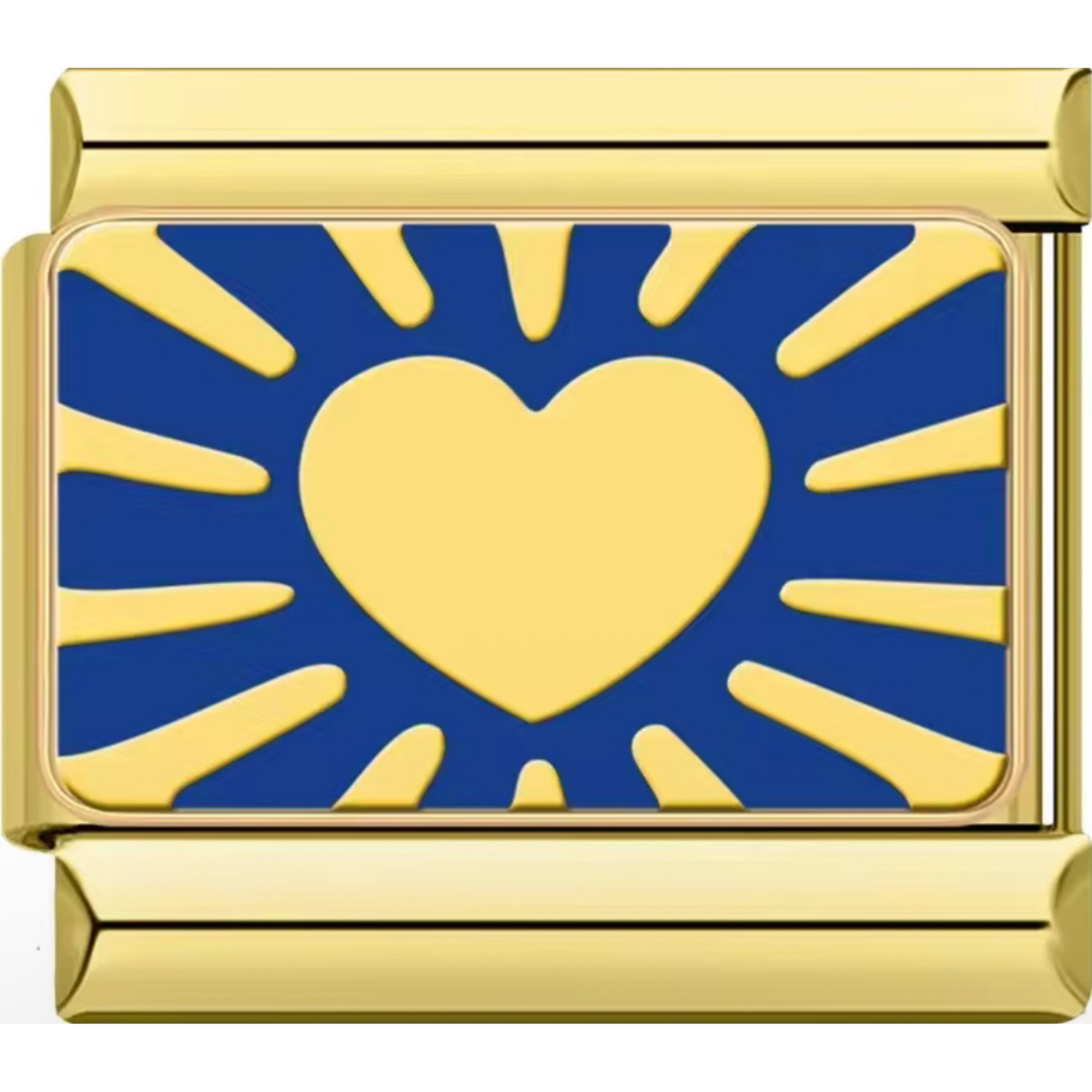 Blue Heartburst Charm