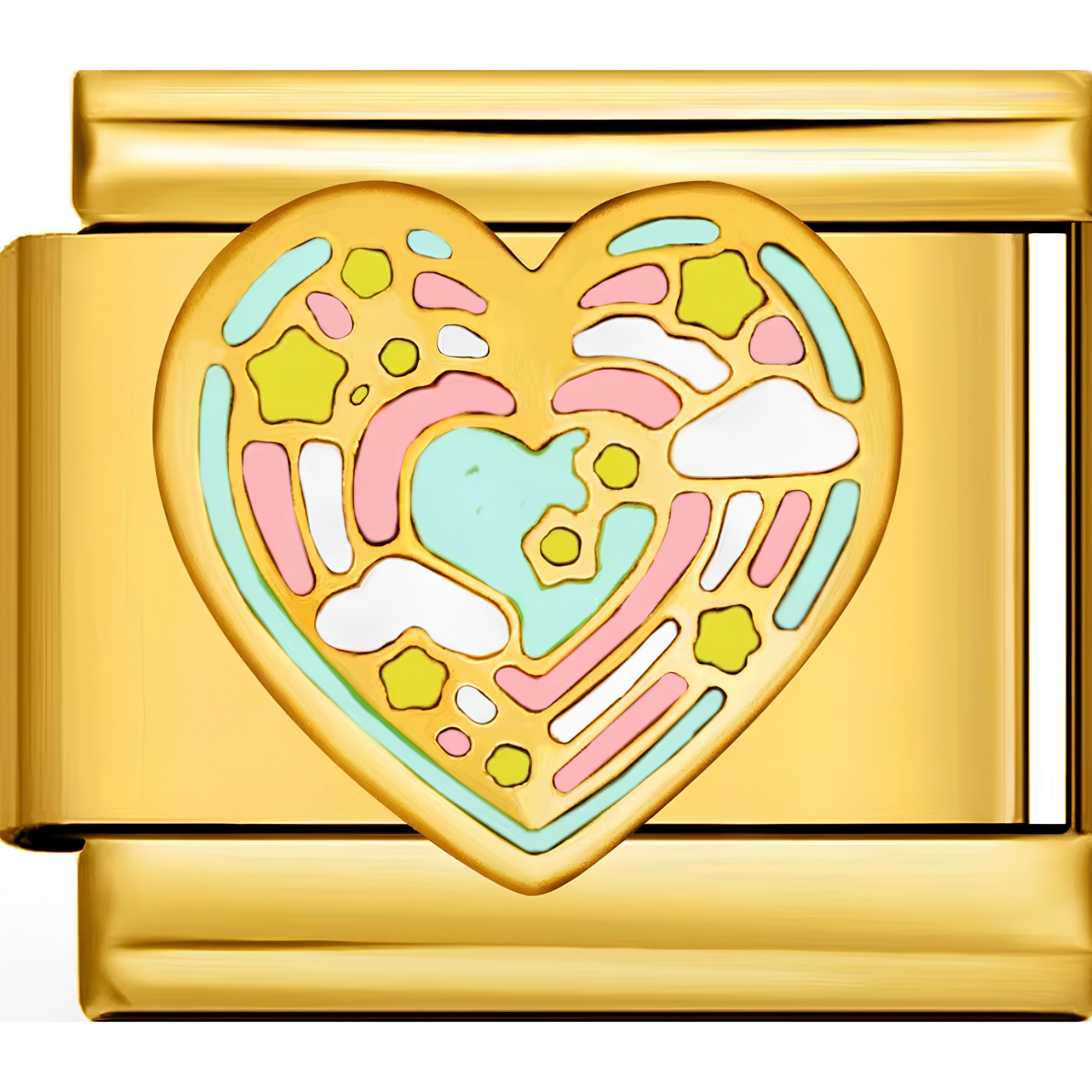 Colorful Shape Charms