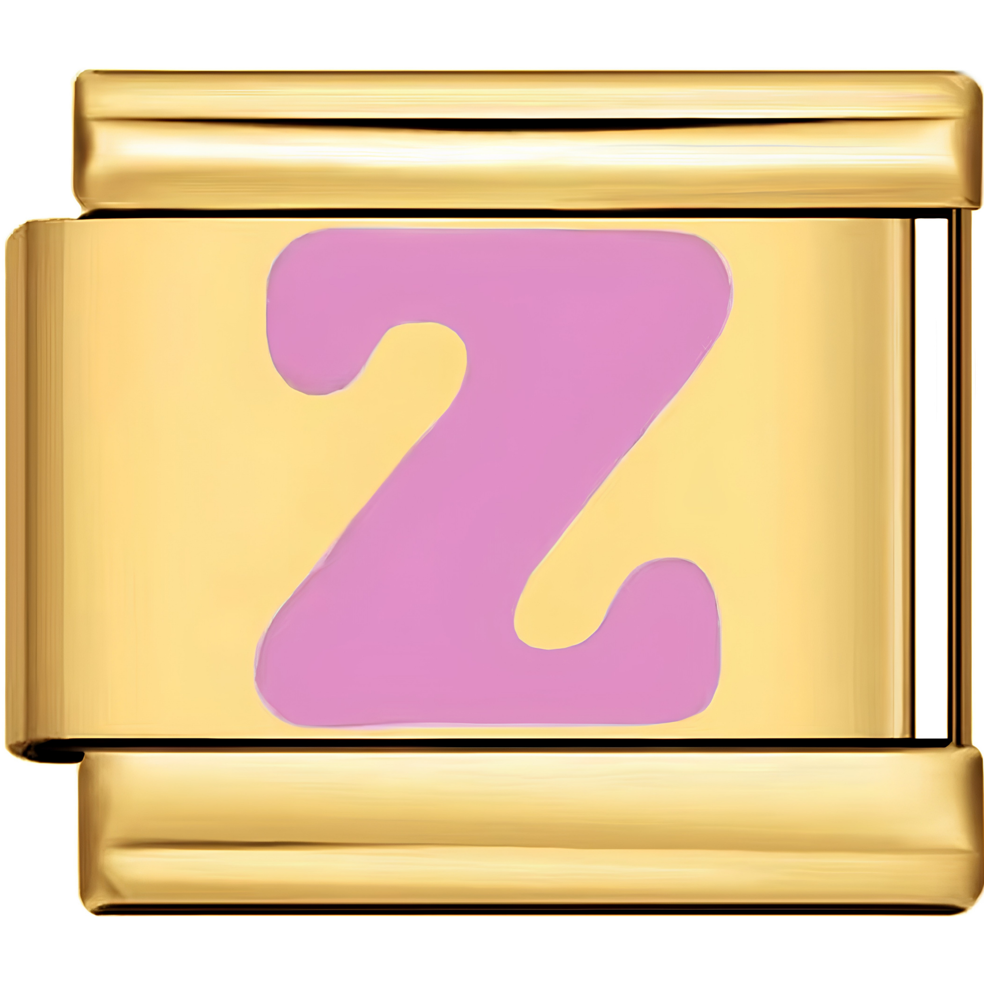 Pink Letter Charms