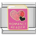 "Romance Reader" Book Charm