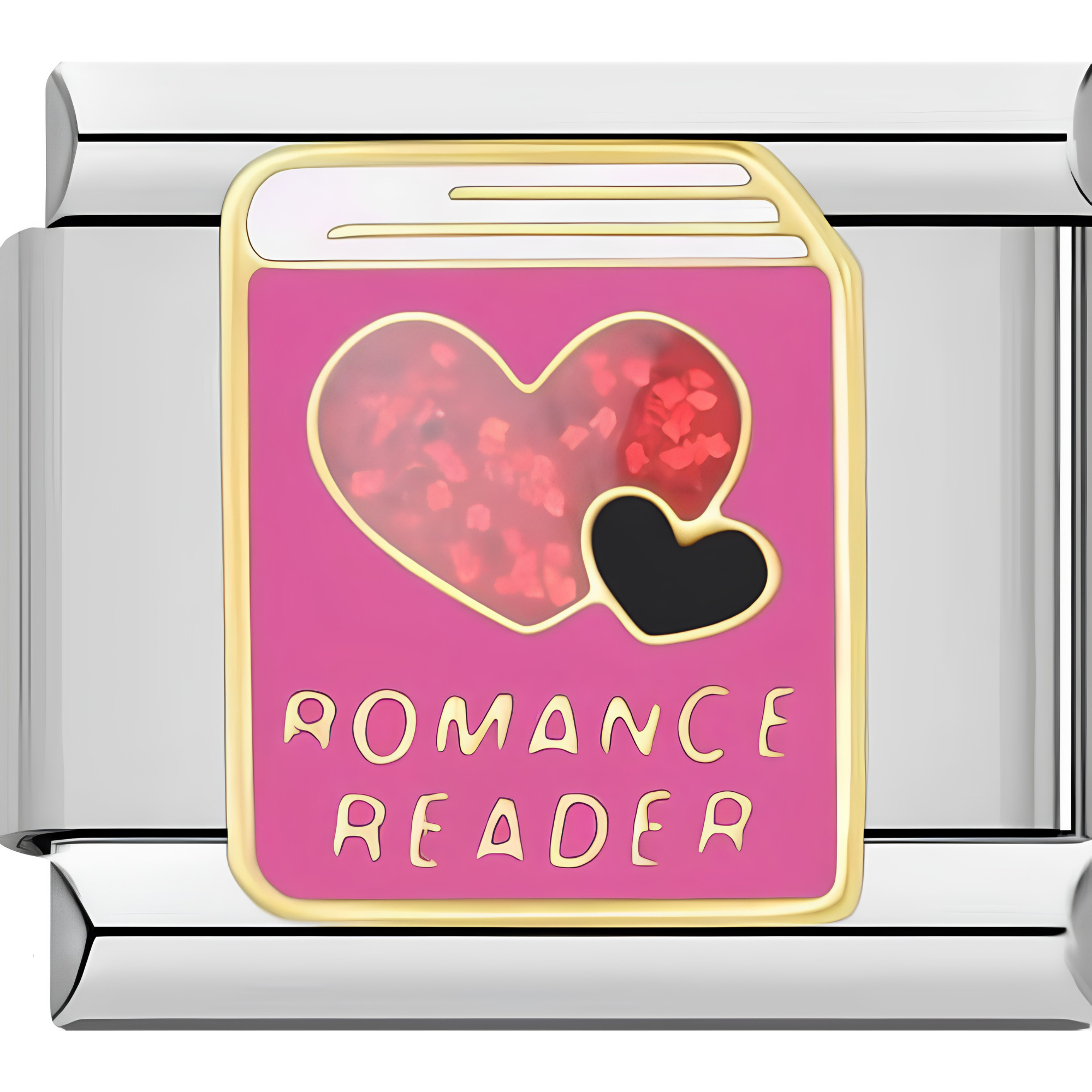 "Romance Reader" Book Charm