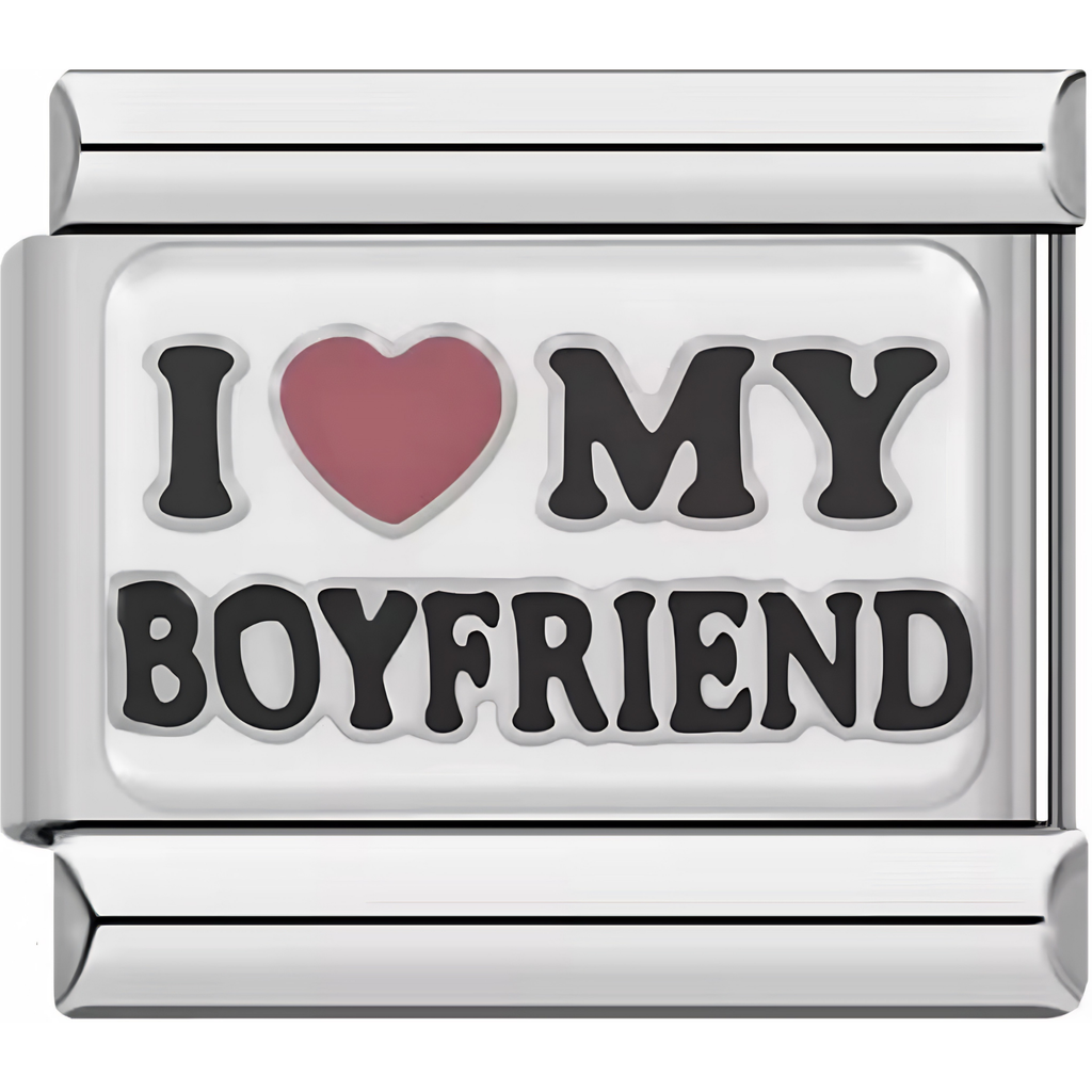 "I Love My Boyfriend" Charm