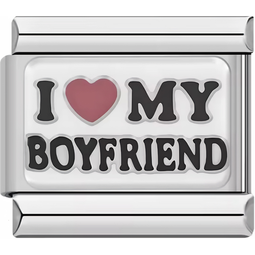 "I Love My Boyfriend" Charm