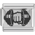 Dumbell Charm