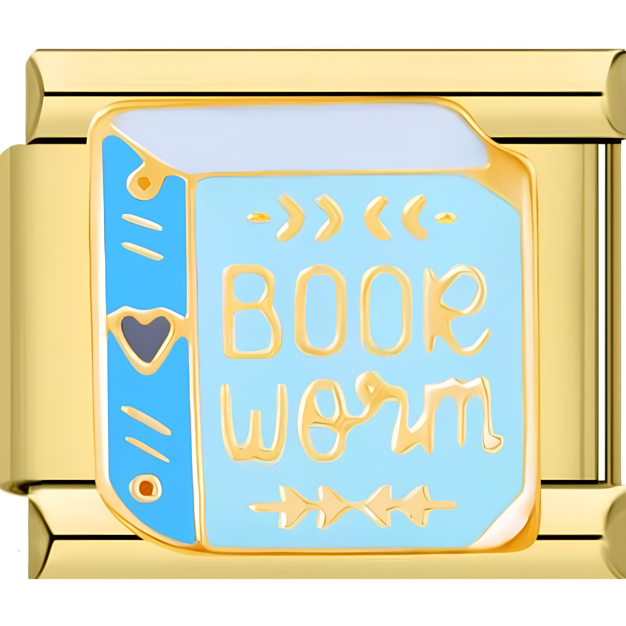 Book Worm Charm