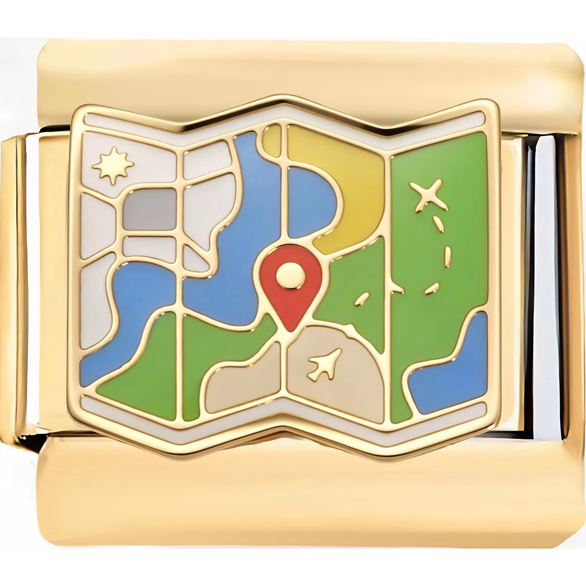 Road Map Charm