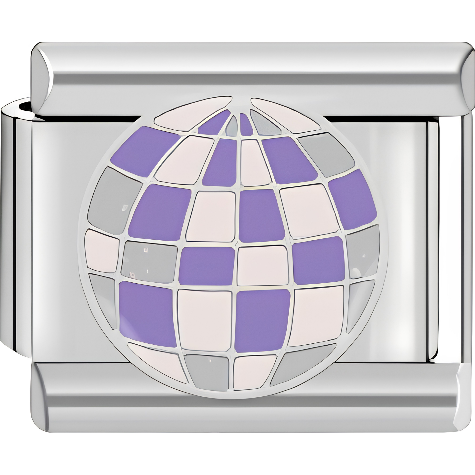 Purple Disco Ball Charm