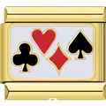 Face Card Suit Charm