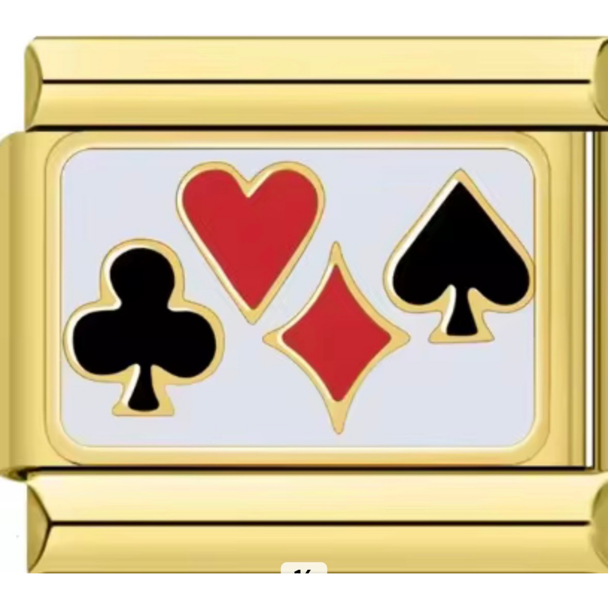 Face Card Suit Charm