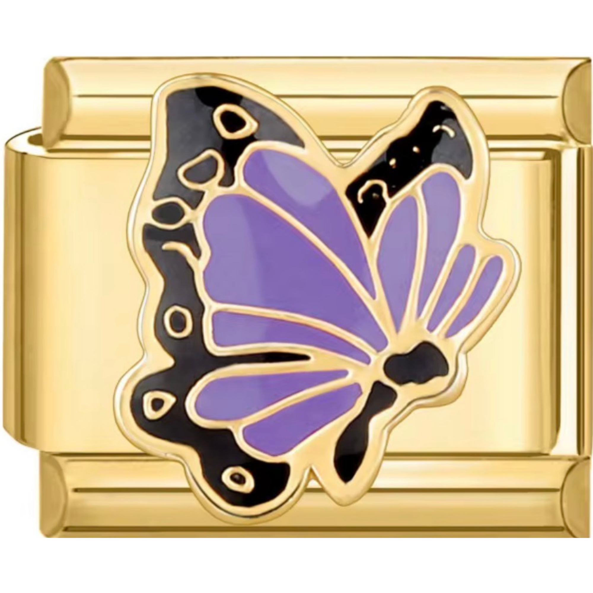Purple Flutter Butterfly Charm