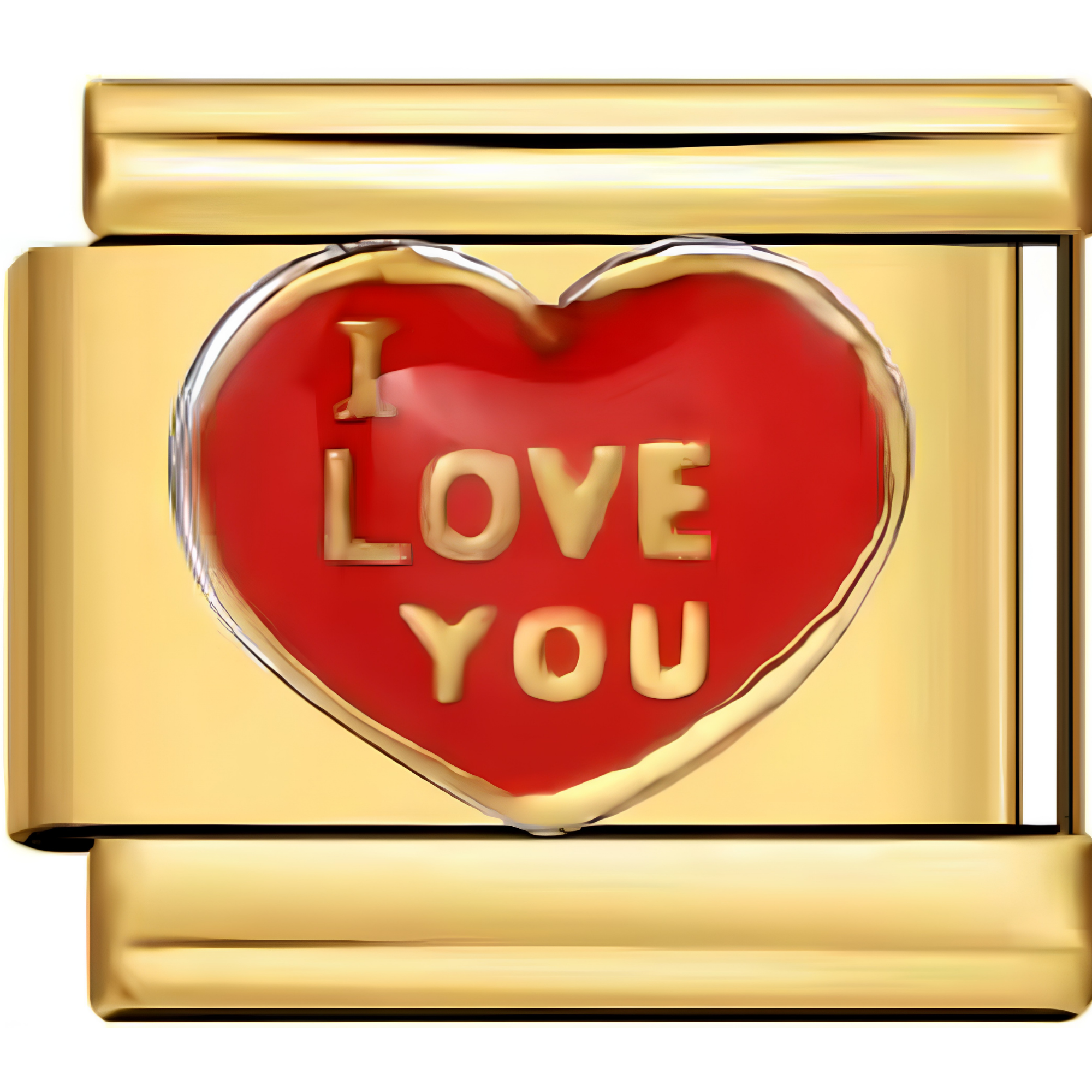 I Love You Heart Charm