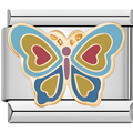Blue Delicate Butterfly Charms