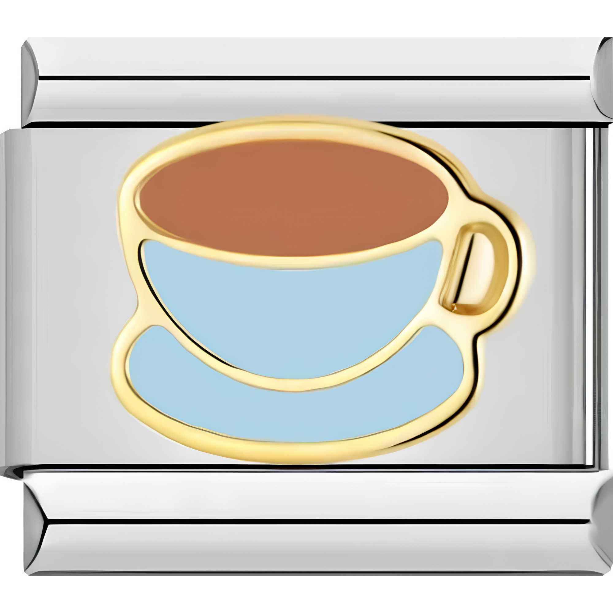 Blue Teacup Charm
