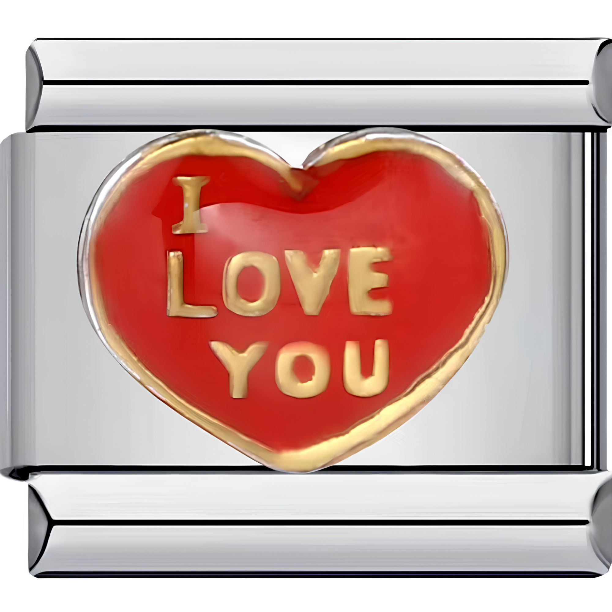 I Love You Heart Charm