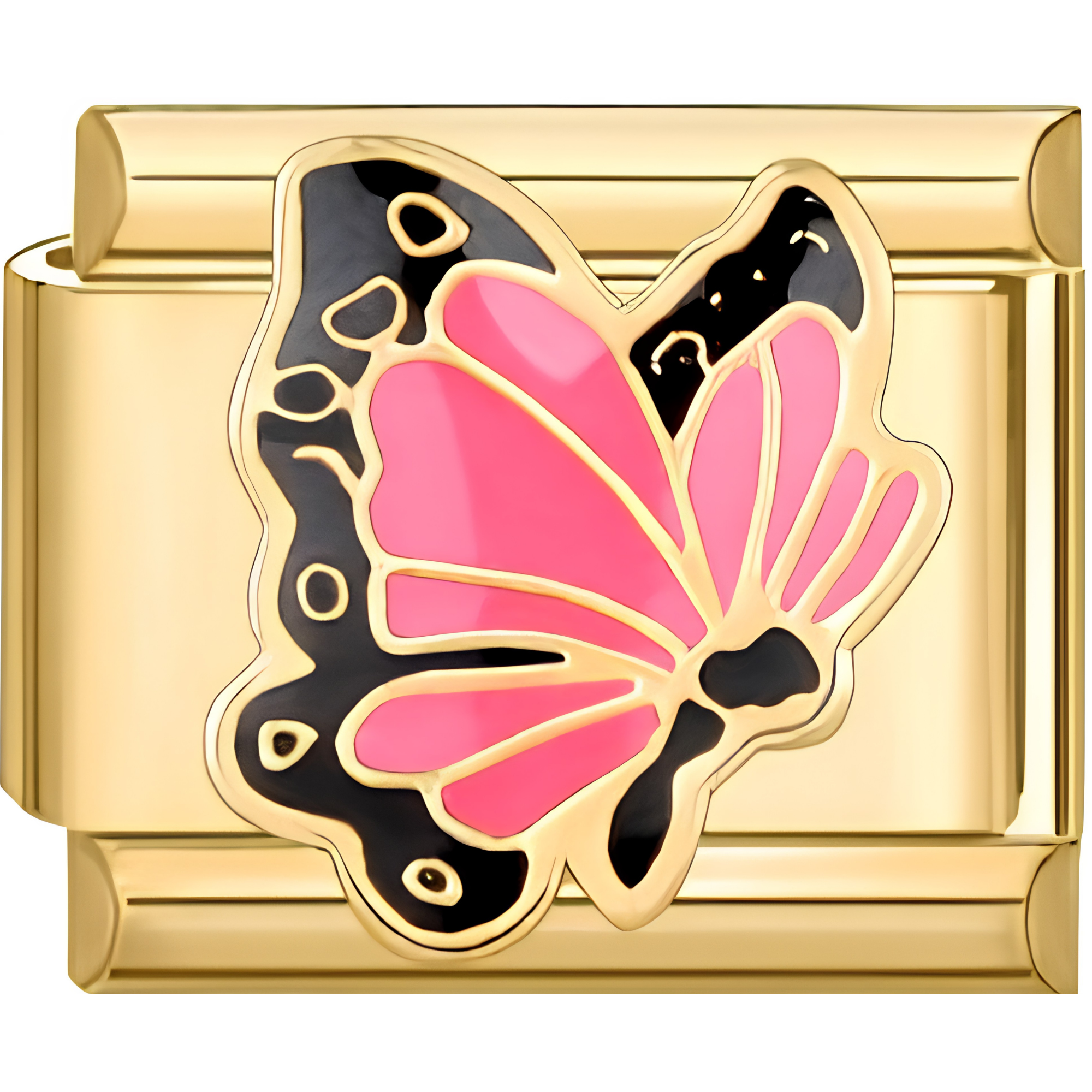 Pink Flutter Butterfly Charm