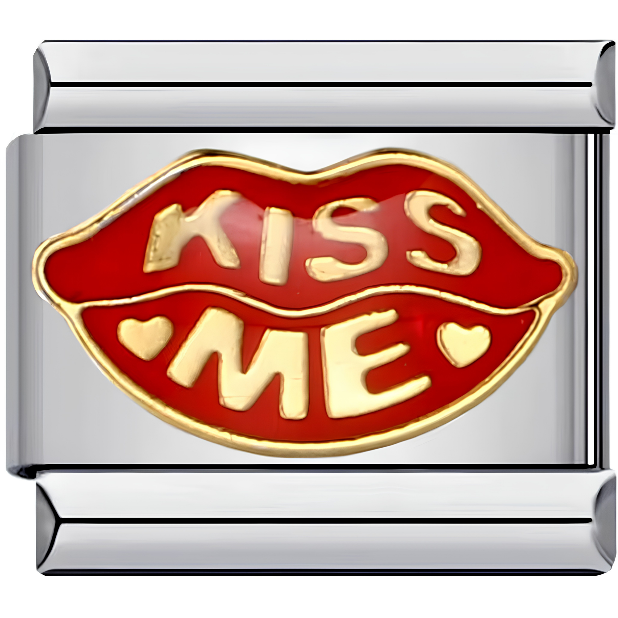 Kiss Me Lips Charm