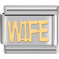 Mixed Metal "Wife" Charms