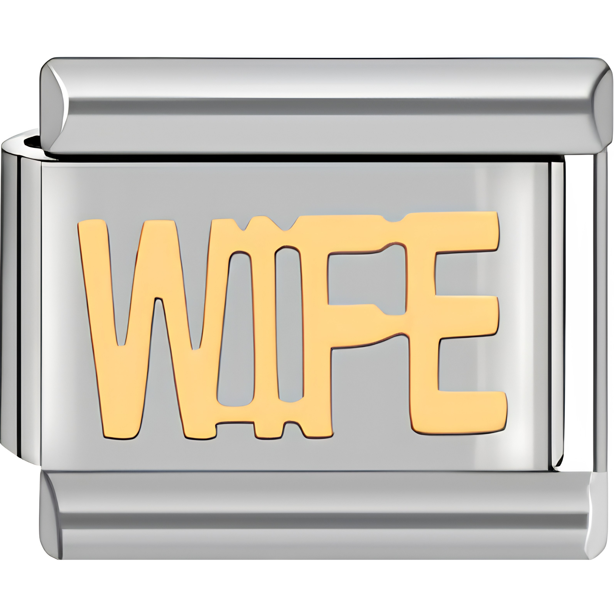 Mixed Metal "Wife" Charms