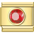 Round Birthstone Charms