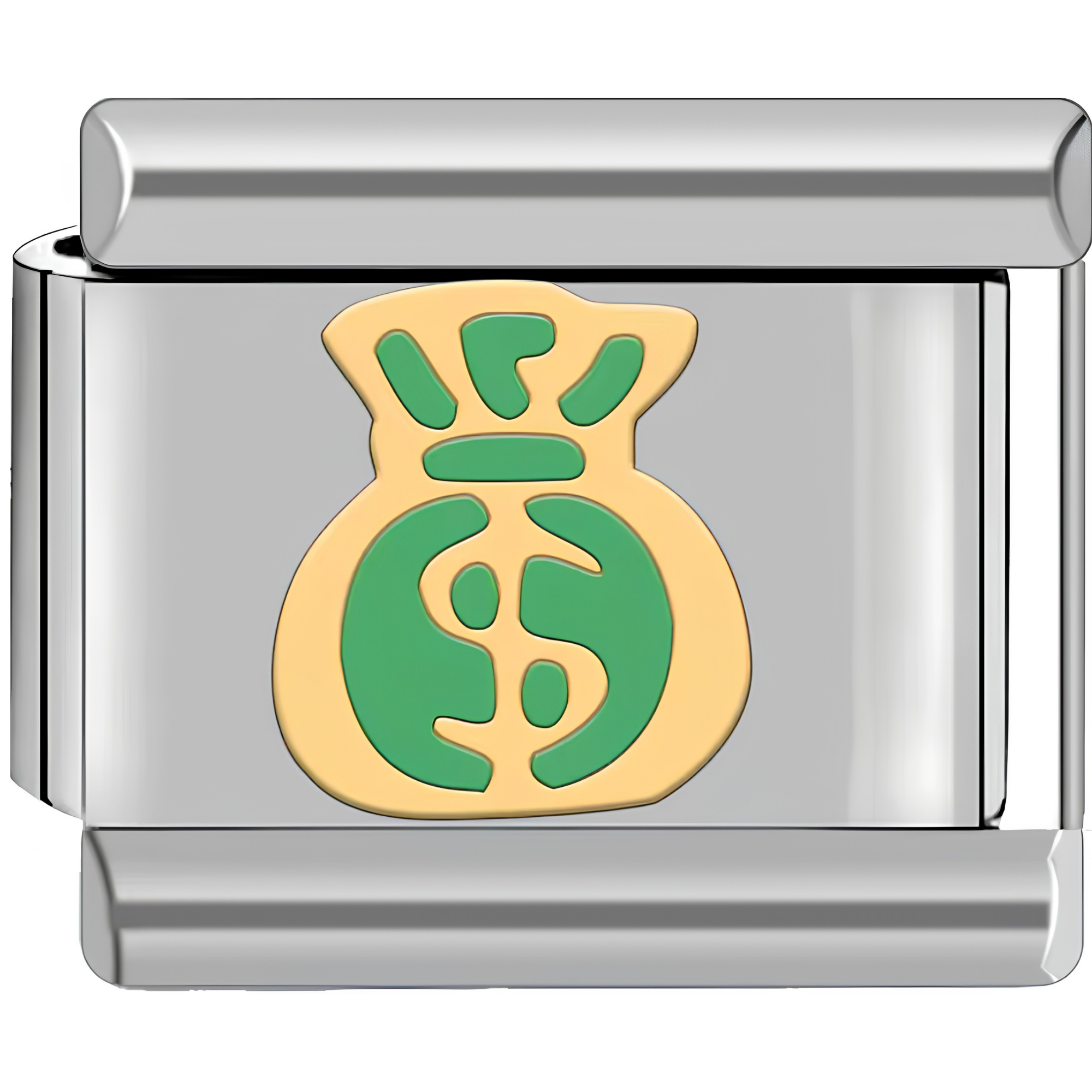 Green Money Bag Charm