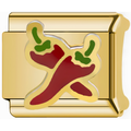 Double Red Pepper Charm